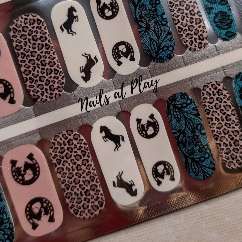 5 for $15 Nail Wraps- Horse At Play